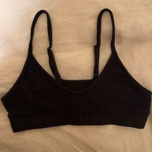 XXS Skims pj sleep bralette, black onyx